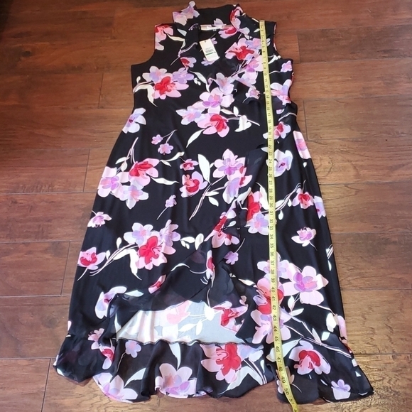 NWT Calvin Klein Floral summer dress sz L - Picture 6 of 9